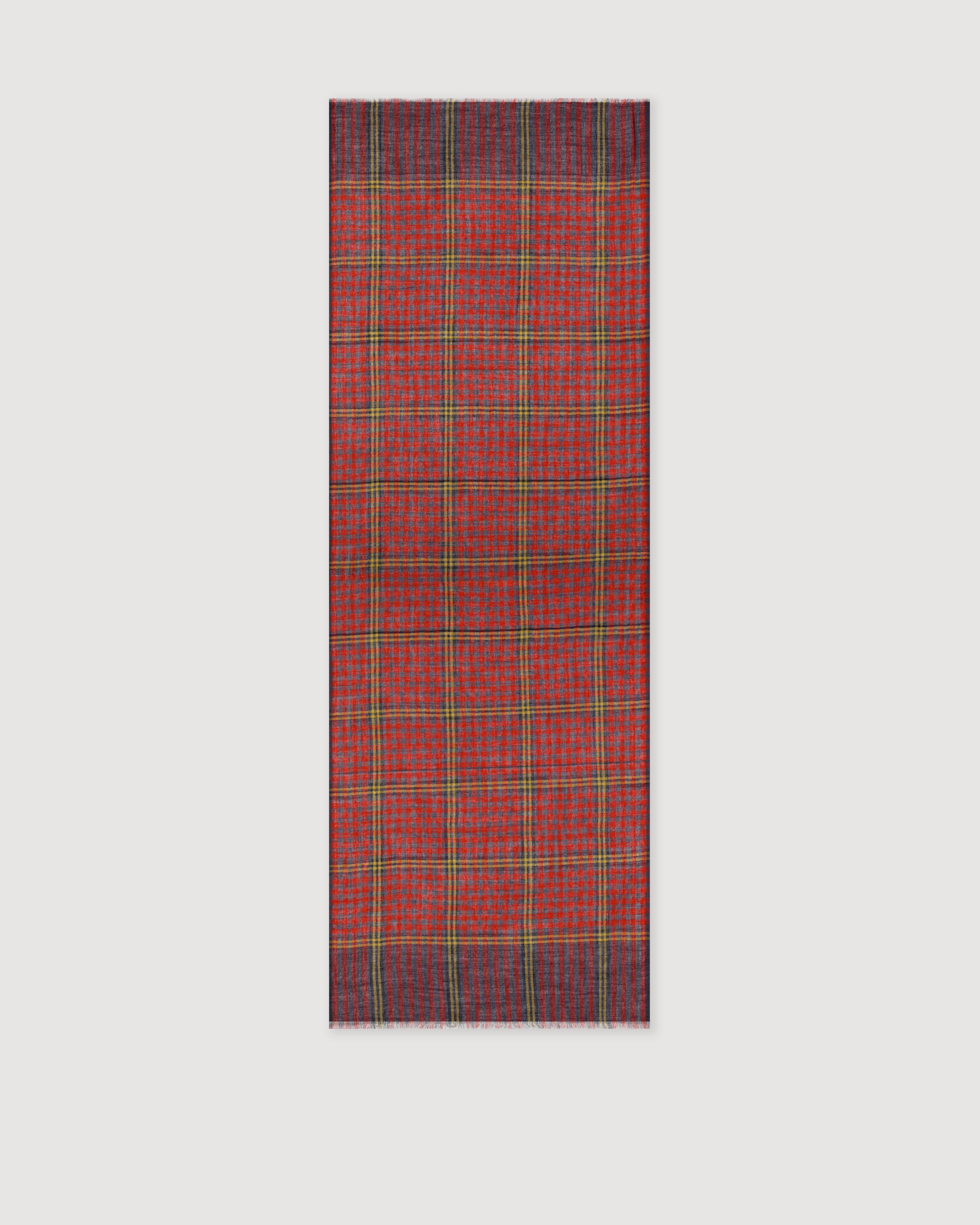 Tartan Wool Scarf by Hartford