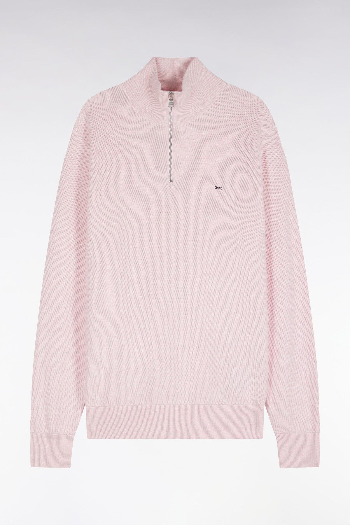 Honeycomb Quarter Zip in Pink By Eden Park