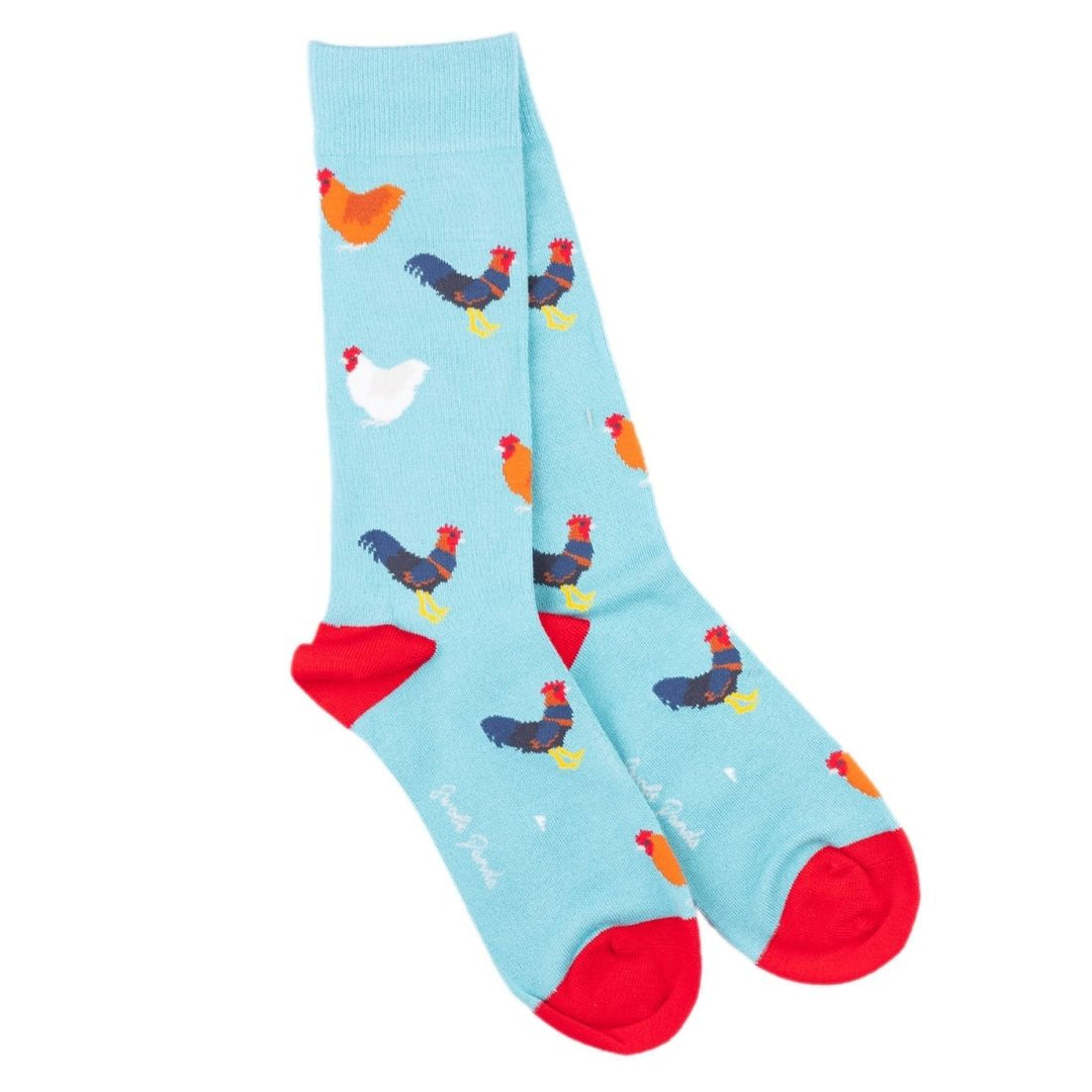 Rooster Socks by Swole Panda