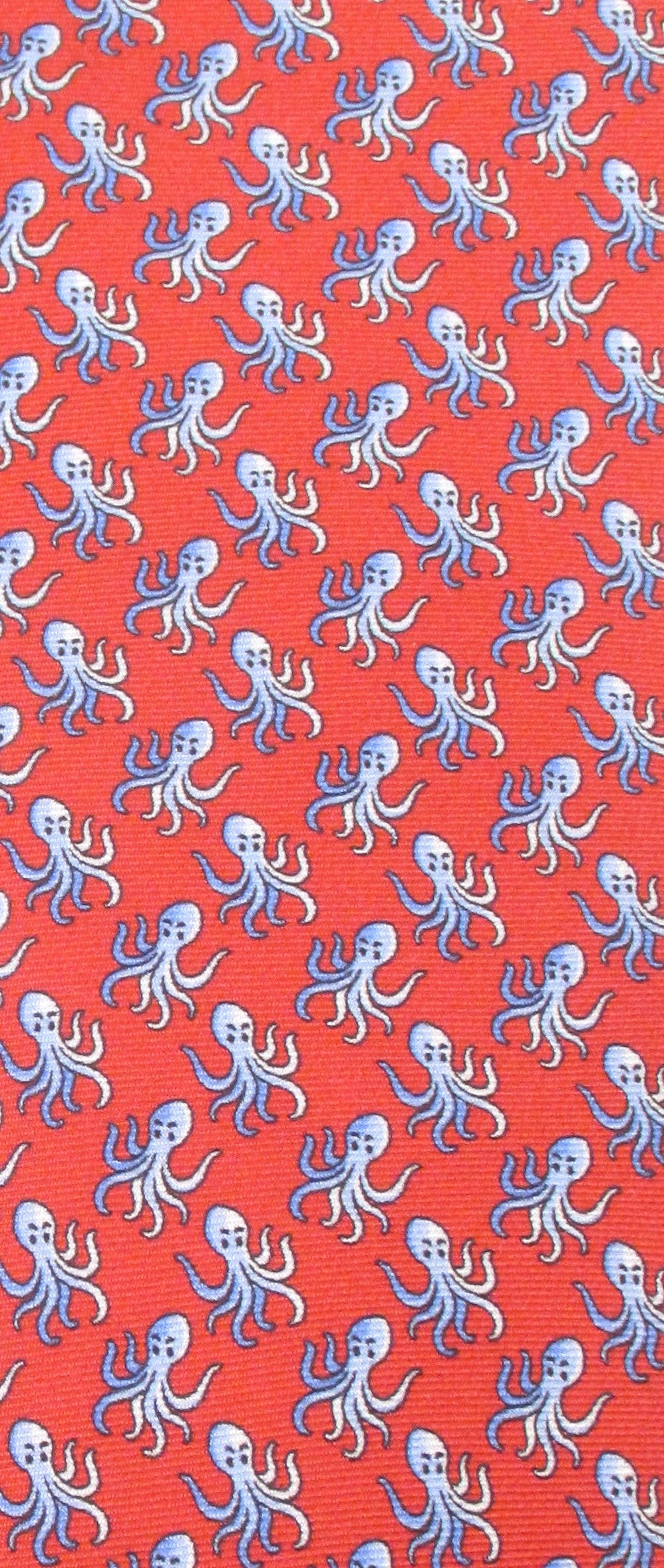Octopus on Red by Van Buck