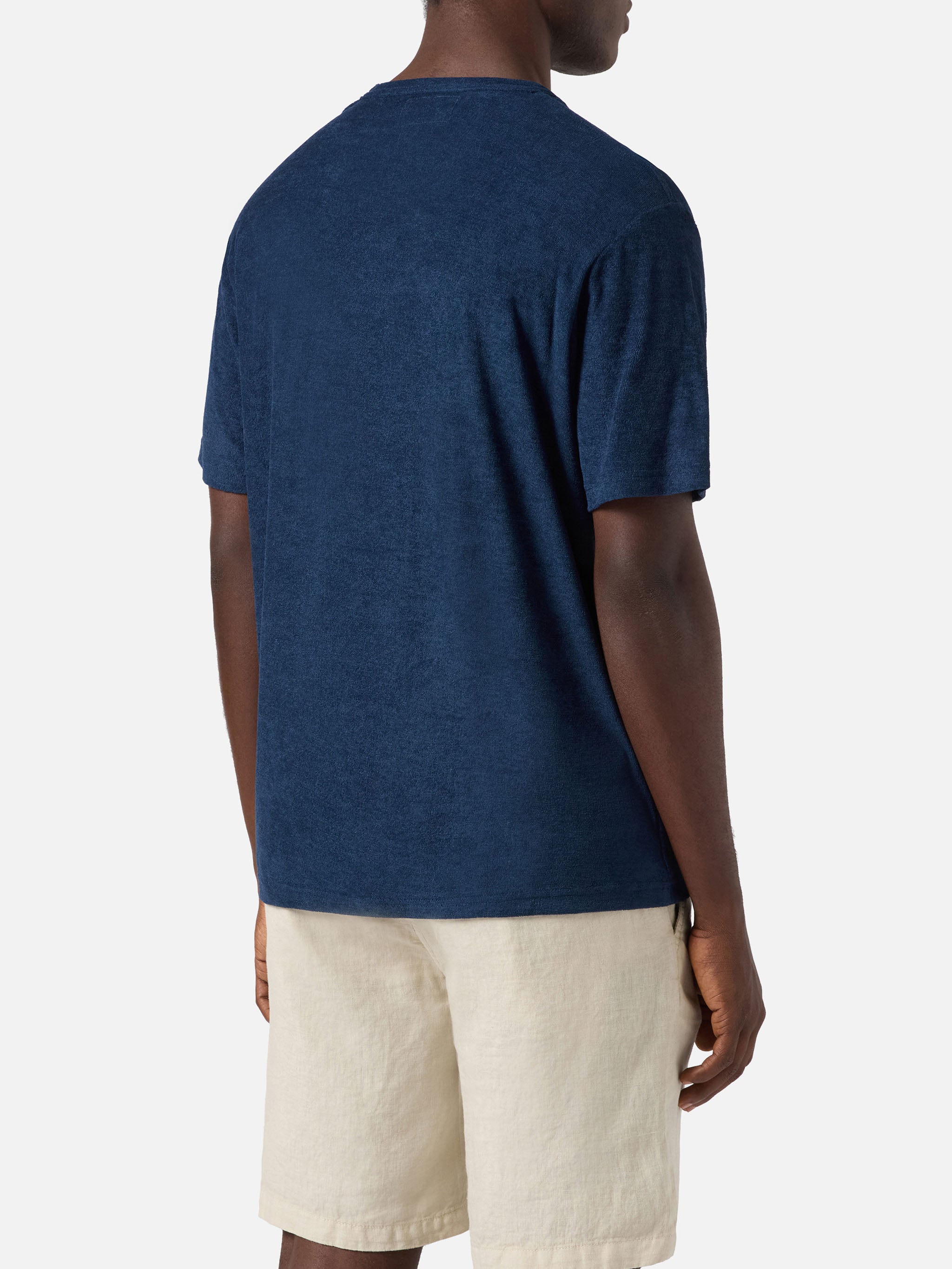 Terry t-Shirt in Navy by Saint Barth