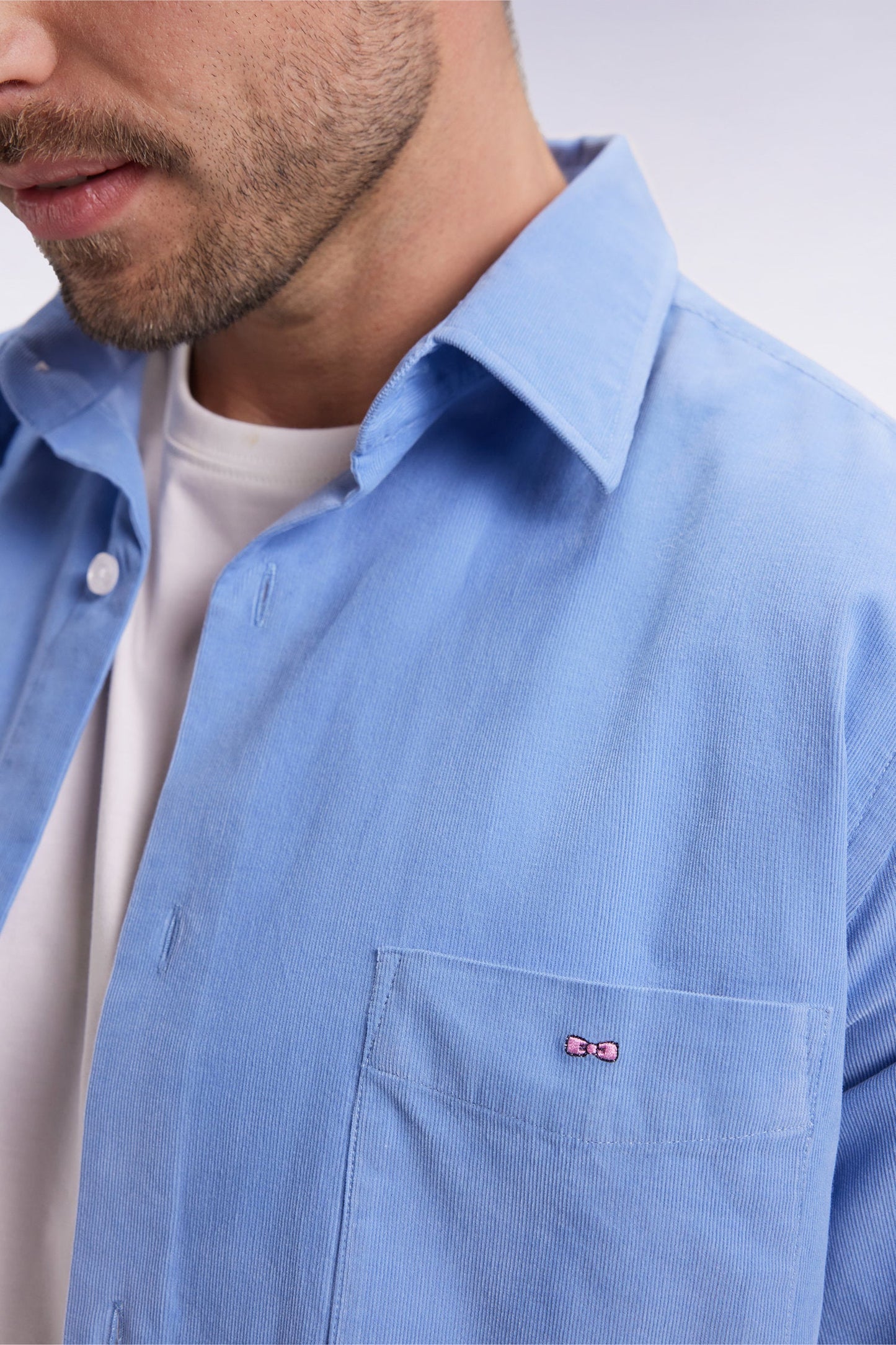 Fine Cord in Sky Blue by Eden Park