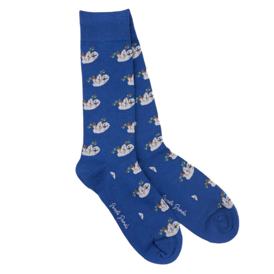 Sloth Bamboo Socks by Swole Panda