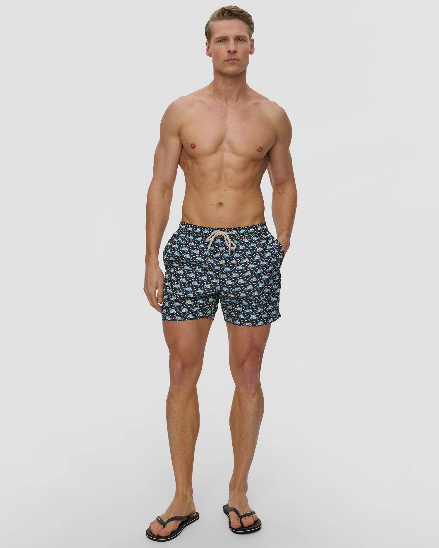 Dollar Car Swim Shorts by Saint Barth