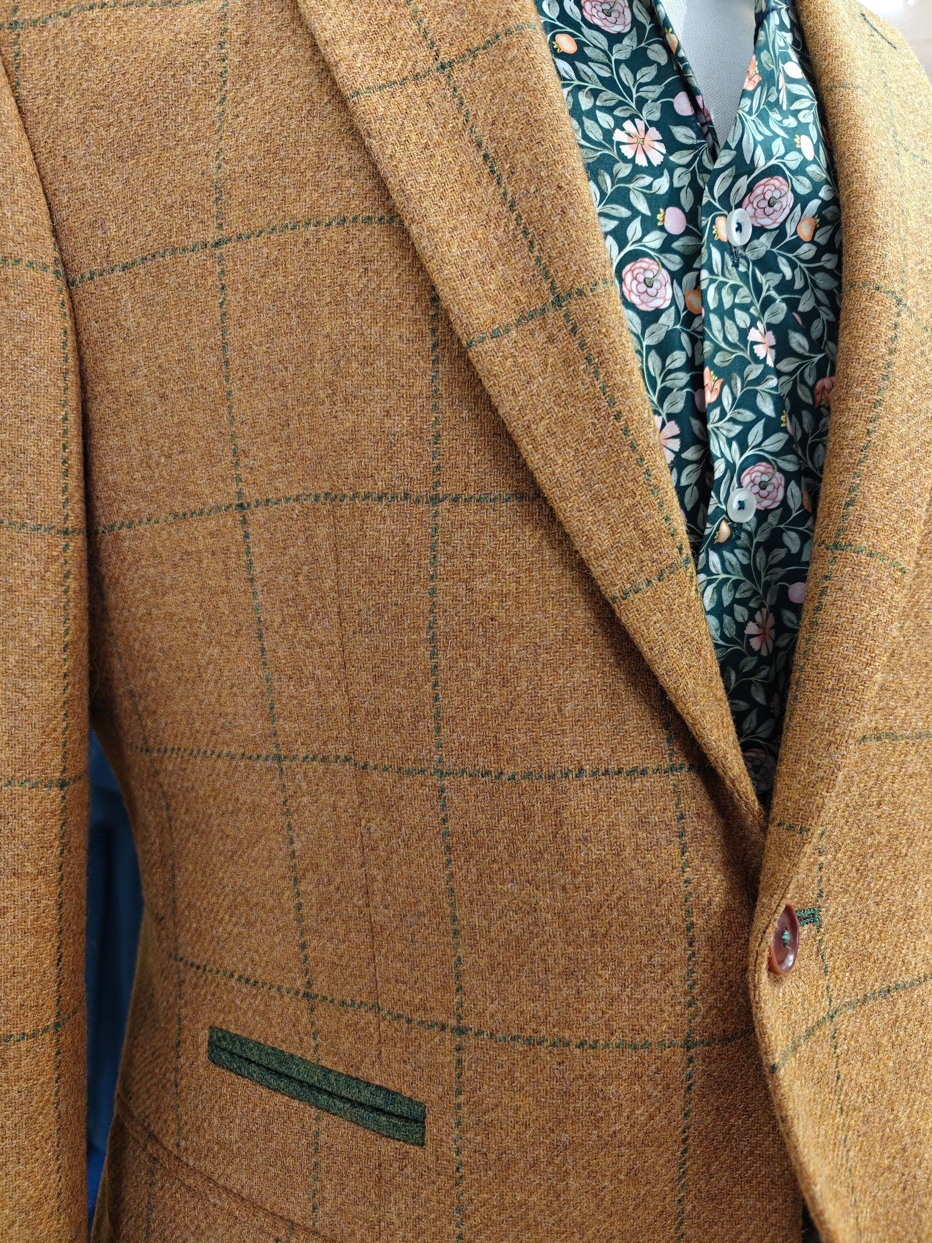 Mr Mustard tweed jacket by Mazzelli for Torre