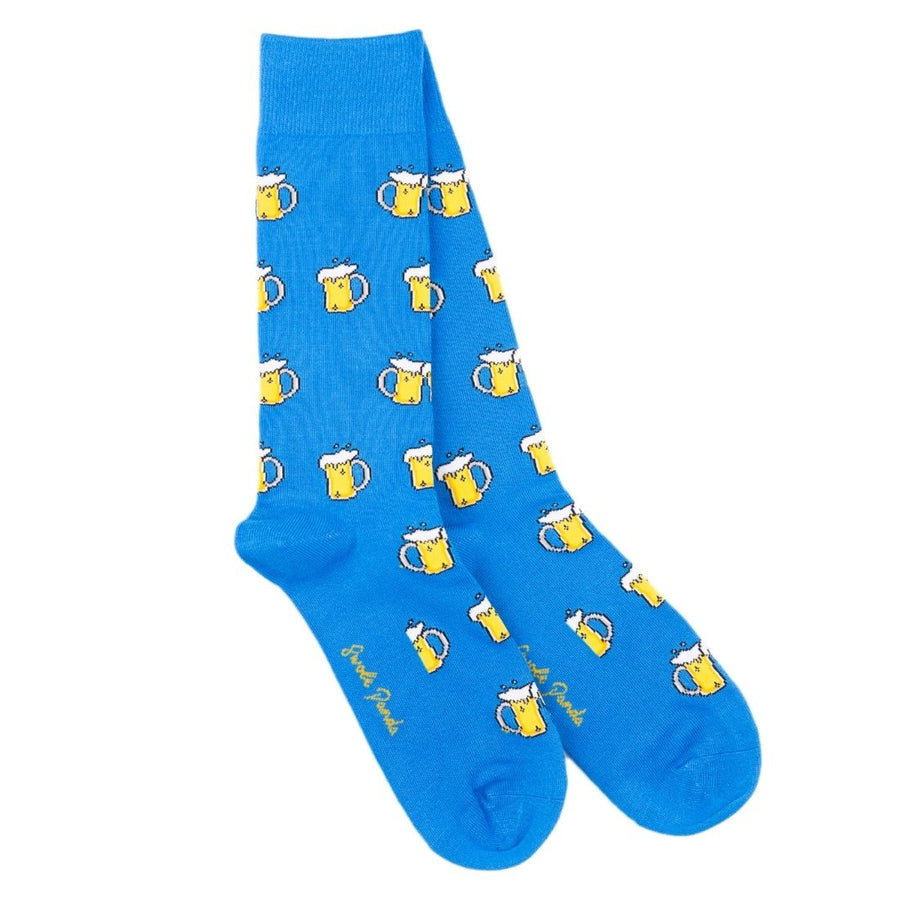 Beer Bamboo Socks by Swole Panda