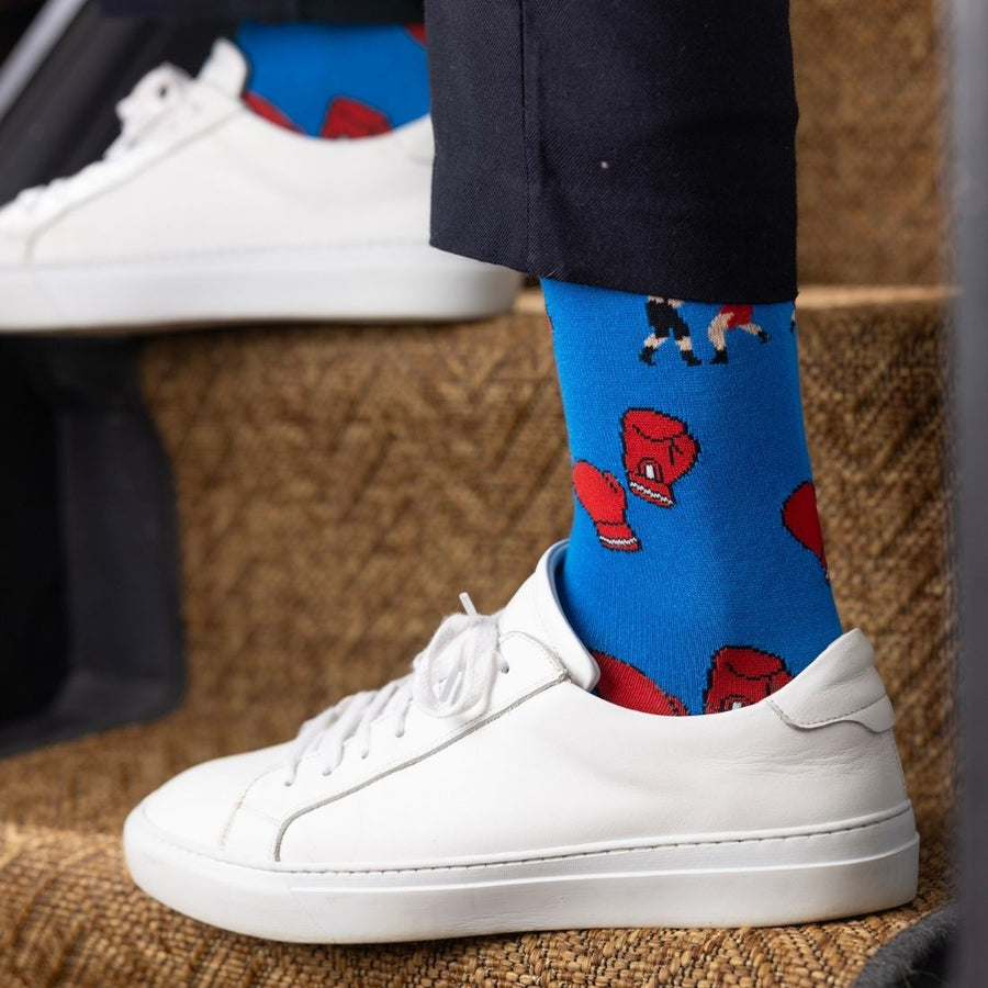 Boxing Bamboo Socks by Swole Panda