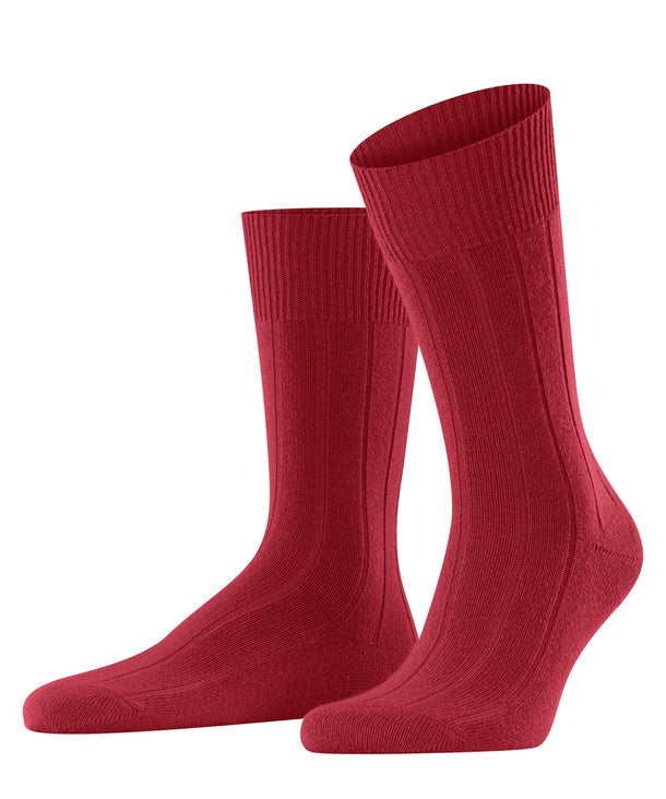 Red Lhasa Rib Men Socks by Falke