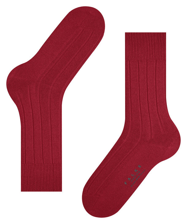 Red Lhasa Rib Men Socks by Falke