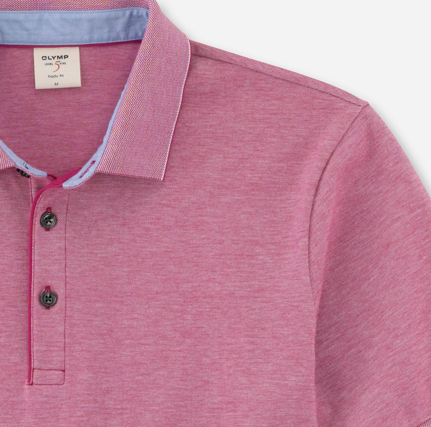 Level 5 polo in Mauve by OLYMP