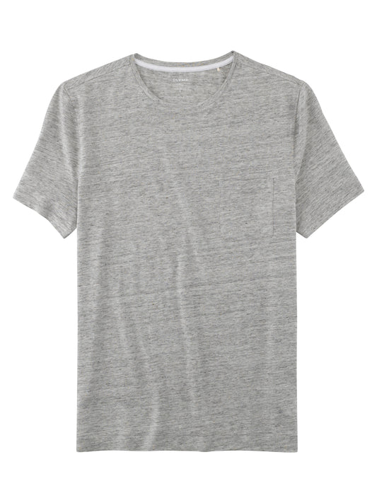 Modern fit t-shirt in grey by Olymp