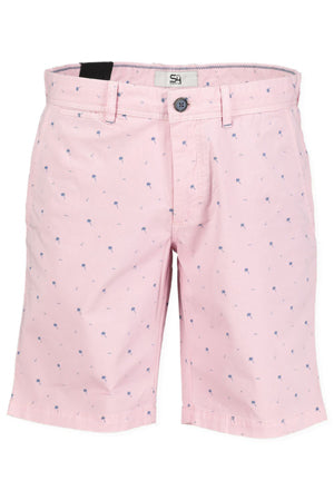 Shorts in pink with nautical print by S4