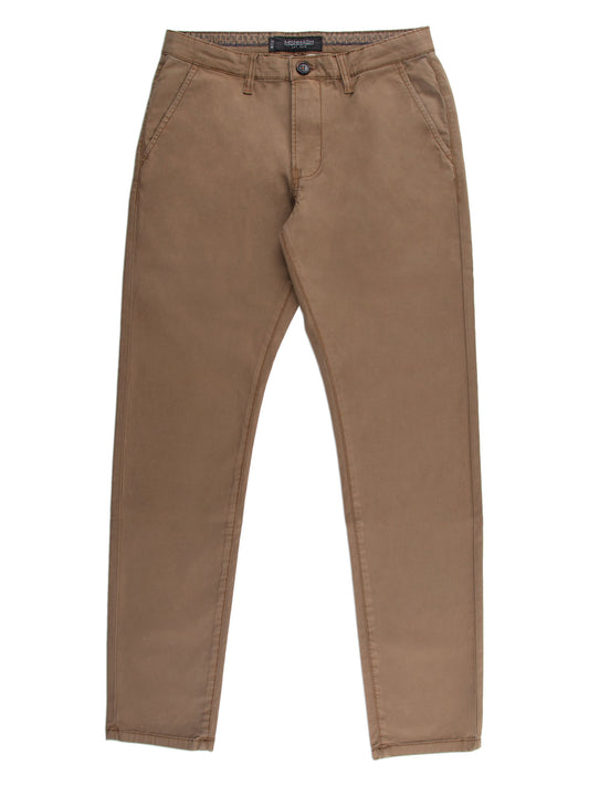 Bromley chino in nutmeg by MISHMASH
