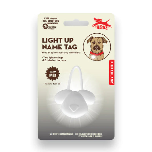Light up name tag by Kikkerland