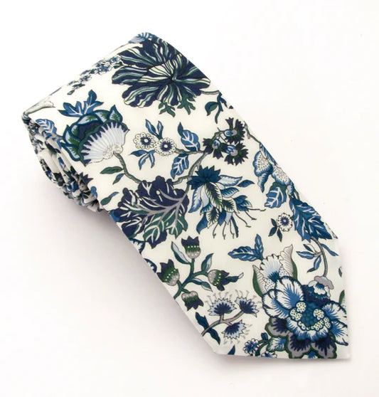 Christelle Liberty fabric tie by Van Buck
