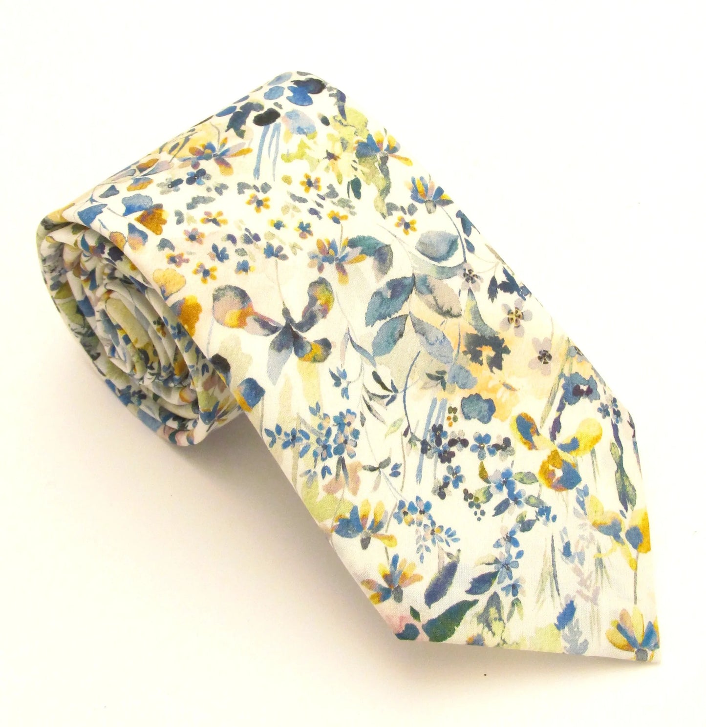 Felda in Blue Liberty fabric tie by Van Buck