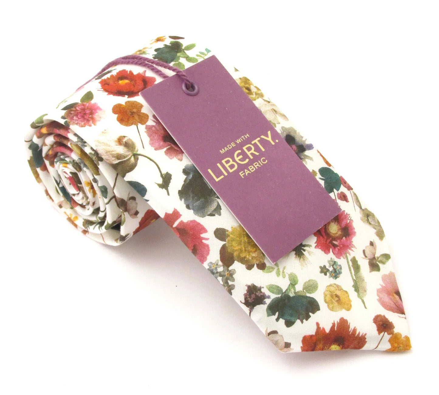 Floral Edit Liberty fabric tie by Van Buck