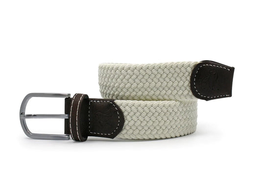 Cream woven belt by Swole Panda