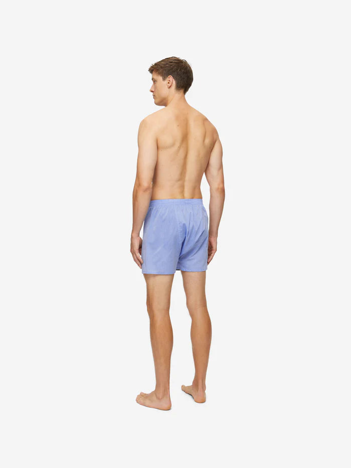 Boxer Short in Amalfi Blue by Derek Rose