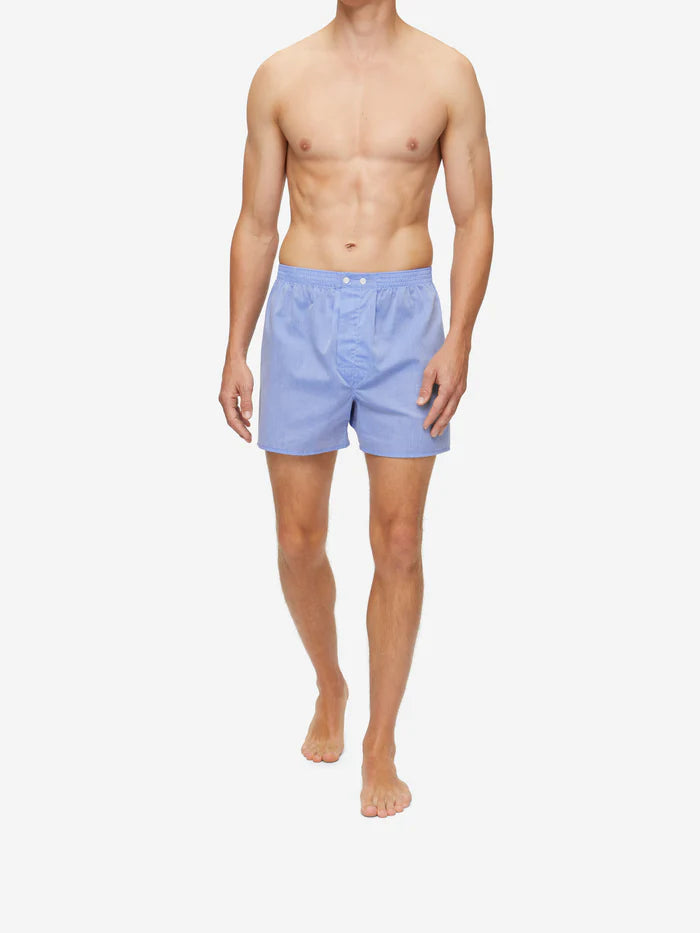 Boxer Short in Amalfi Blue by Derek Rose