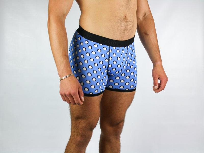 Penguin boxers by Swole Panda