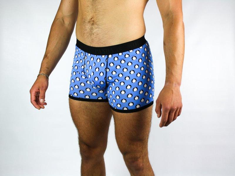 Penguin boxers by Swole Panda