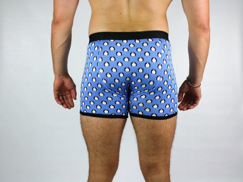 Penguin boxers by Swole Panda